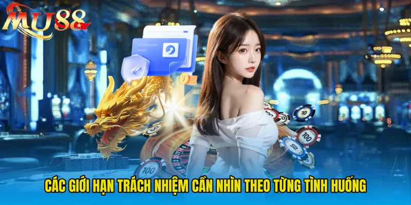 Các giới hạn trách nhiệm cần nhìn theo từng tình huống
