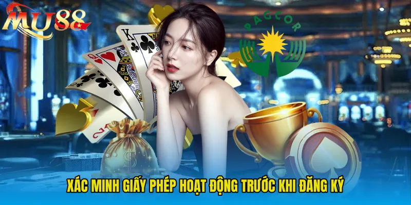 Xác minh Giấy Phép Hoạt Động trước khi đăng ký
